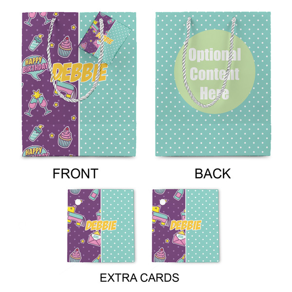 Pinata Birthday Medium Gift Bag - Approval