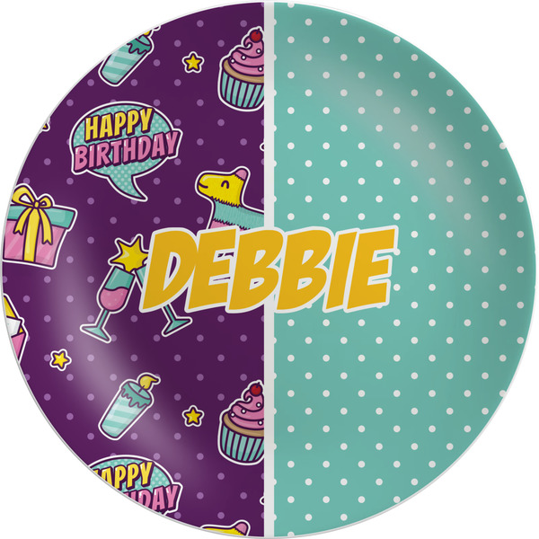 Custom Pinata Birthday Melamine Plate (Personalized)