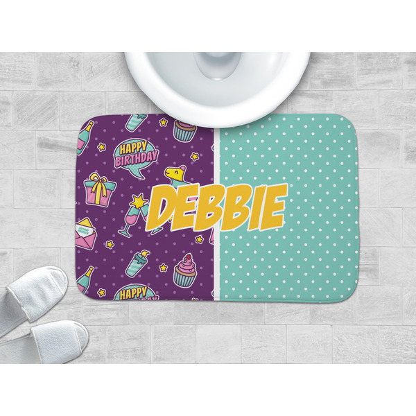 Pinata Birthday Memory Foam Bath Mat - LIFESTYLE 34x21