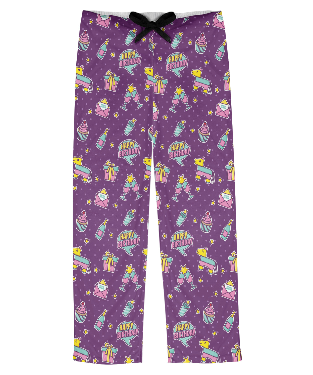 Custom Pinata Birthday Mens Pajama Pants | YouCustomizeIt