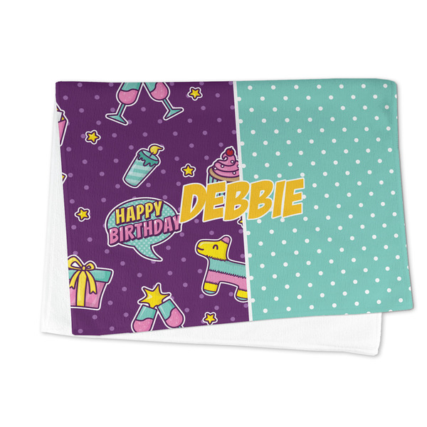 Pinata Birthday Microfiber Dish Towel - FOLDED HALF