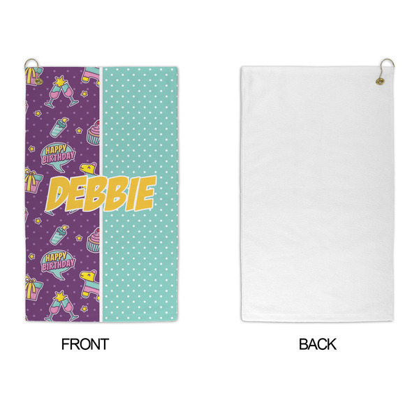Pinata Birthday Microfiber Golf Towels - APPROVAL