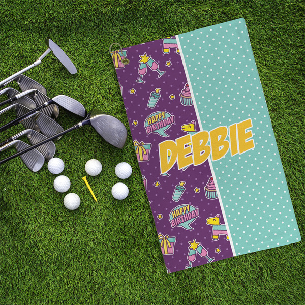 Pinata Birthday Microfiber Golf Towels - LIFESTYLE