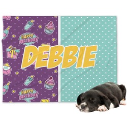 Pinata Birthday Dog Blanket - Large (Personalized)