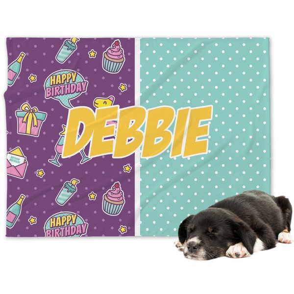 Custom Pinata Birthday Dog Blanket (Personalized)
