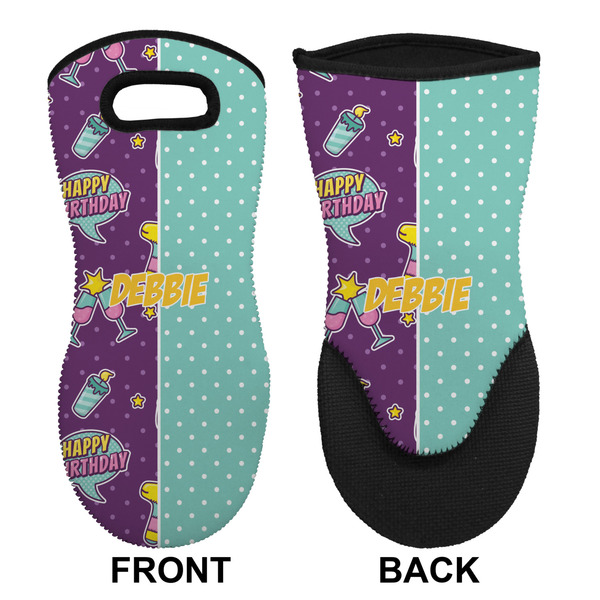 Pinata Birthday Neoprene Oven Mitt (Front & Back)