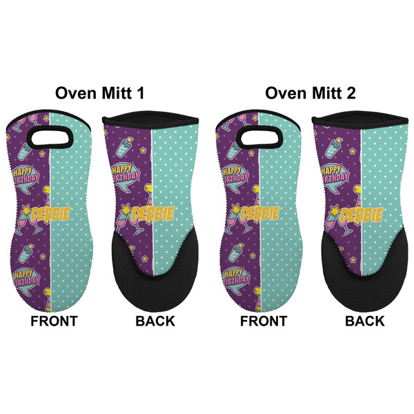 Pinata Birthday Neoprene Oven Mitt - Set of 2 - Approval