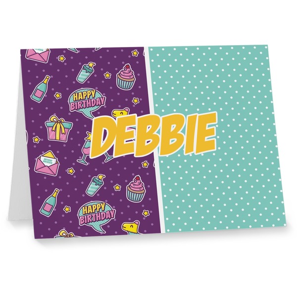 Custom Pinata Birthday Note cards (Personalized)