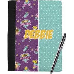 Pinata Birthday Notebook Padfolio - Large w/ Name or Text