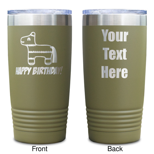 Pinata Birthday Olive Polar Camel Tumbler - 20oz - Double Sided - Approval