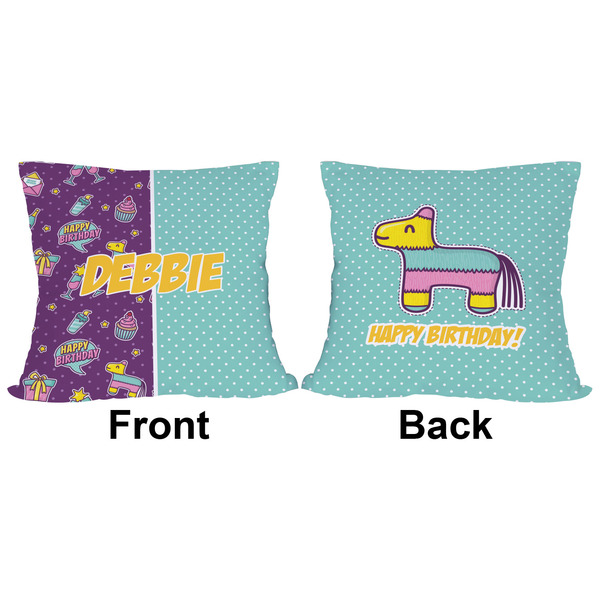 Pinata Birthday Outdoor Pillow - 16x16