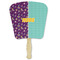 Pinata Birthday Paper Fans - Front