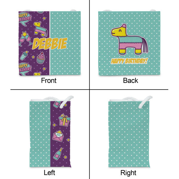 Pinata Birthday Party Favor Gift Bag - Matte - Approval