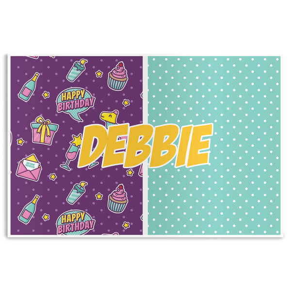 Custom Pinata Birthday Disposable Paper Placemats (Personalized)