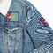Pinata Birthday Patches Lifestyle Jean Jacket Detail