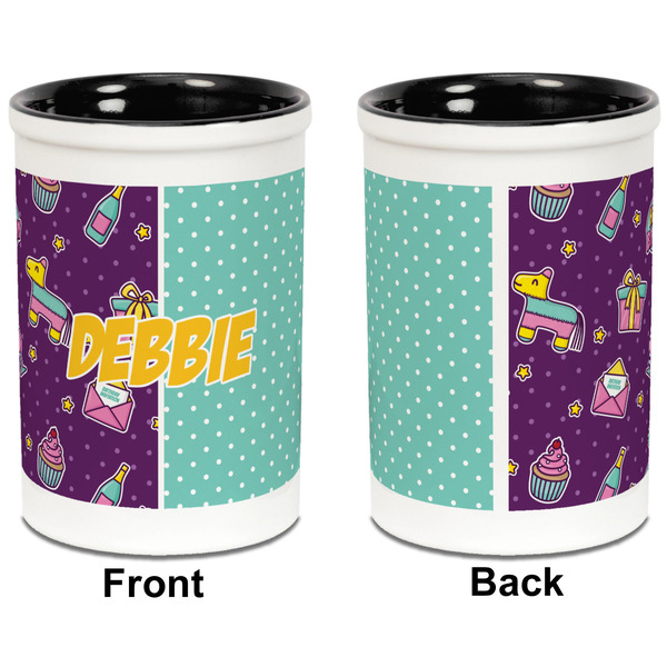 Pinata Birthday Pencil Holder - Black - approval