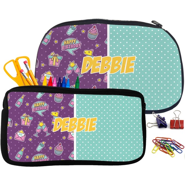 Pinata Birthday Pencil / School Supplies Bags Small and Medium