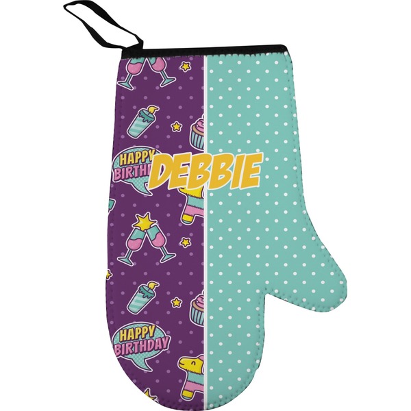Pinata Birthday Personalized Oven Mitt