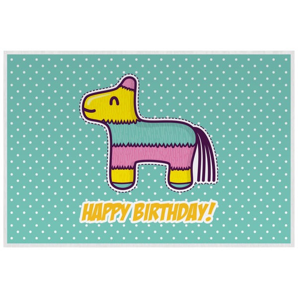 Pinata Birthday Personalized Placemat (Back)