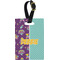 Pinata Birthday Plastic Luggage Tag - Rectangular w/ Name or Text