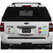 Pinata Birthday Personalized Square Car Magnets on Ford Explorer