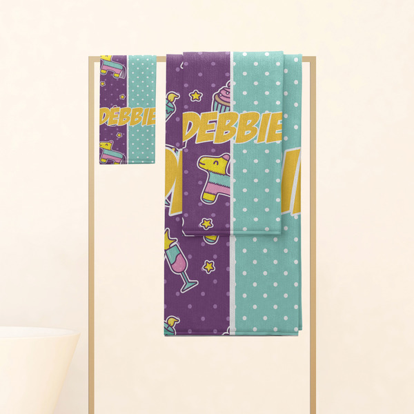 Pinata Birthday Personalized Towel Set