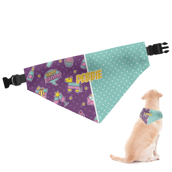 Custom Pinata Birthday Dog Bandana - XLarge (Personalized)