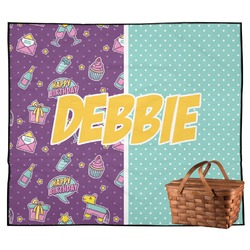 Pinata Birthday Outdoor Picnic Blanket (Personalized)