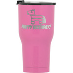 Pinata Birthday RTIC Tumbler - Pink - Engraved Front (Personalized)