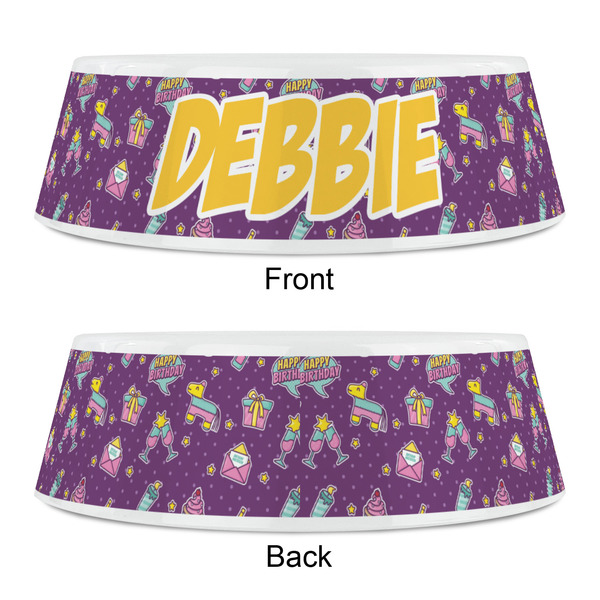 Pinata Birthday Plastic Pet Bowls - Small - APPROVAL