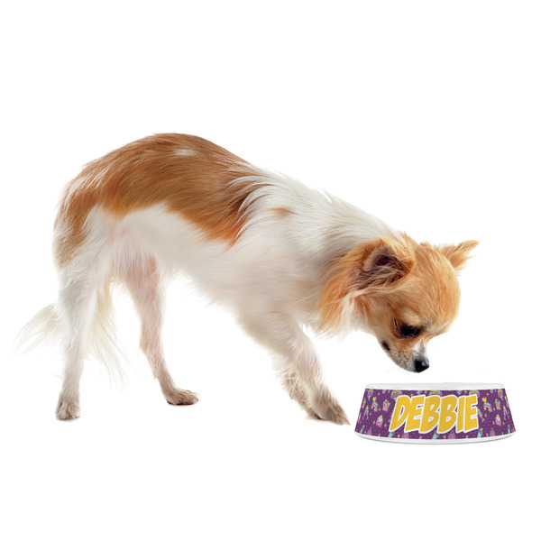 Pinata Birthday Plastic Pet Bowls - Small - LIFESTYLE