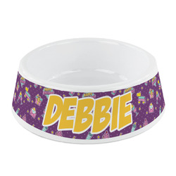 Pinata Birthday Plastic Dog Bowl - Small (Personalized)