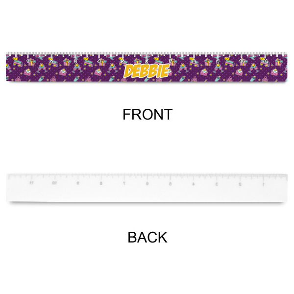 Pinata Birthday Plastic Ruler - 12" - APPROVAL