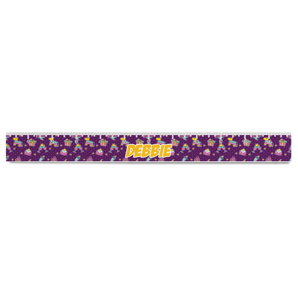 Pinata Birthday Plastic Ruler - 12" - FRONT