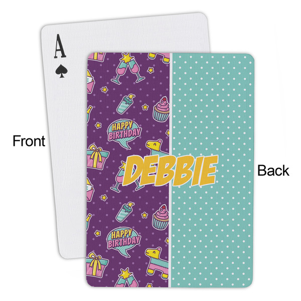 Pinata Birthday Playing Cards - Approval