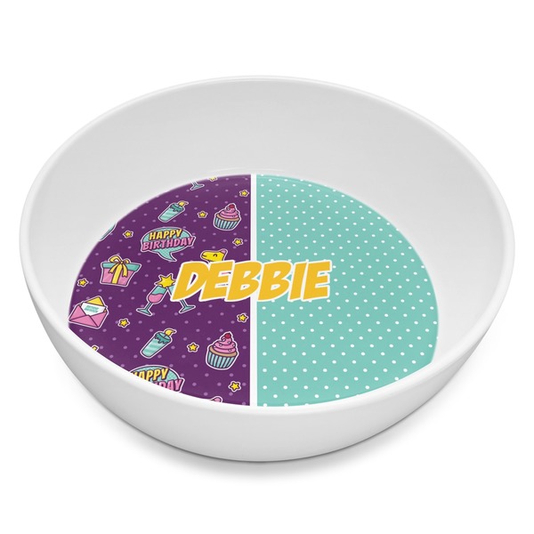 Custom Pinata Birthday Melamine Bowl - 8 oz (Personalized)