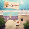Pinata Birthday Pool Towel Lifestyle