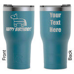 Pinata Birthday RTIC Tumbler - Dark Teal - Laser Engraved - Double-Sided (Personalized)