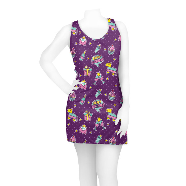 Pinata Birthday Racerback Dress - On Model - Front