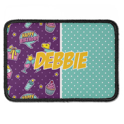 Pinata Birthday Iron On Rectangle Patch w/ Name or Text