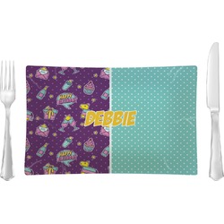 Pinata Birthday Rectangular Glass Lunch / Dinner Plate - Single or Set (Personalized)