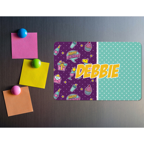 Pinata Birthday Rectangular Fridge Magnet - LIFESTYLE