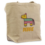 Pinata Birthday Reusable Cotton Grocery Bag (Personalized)