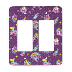 Pinata Birthday Rocker Style Light Switch Cover - Two Switch