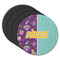 Pinata Birthday Round Rubber Backed Coasters - Set of 4 (Personalized)