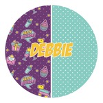 Pinata Birthday Round Decal - Large (Personalized)