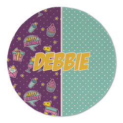 Pinata Birthday Round Linen Placemat - Single Sided (Personalized)