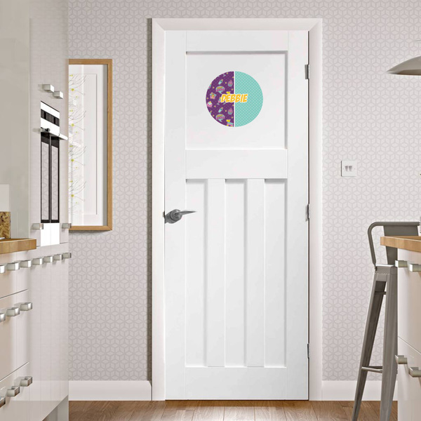 Pinata Birthday Round Wall Decal on Door