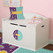 Pinata Birthday Round Wall Decal on Toy Chest