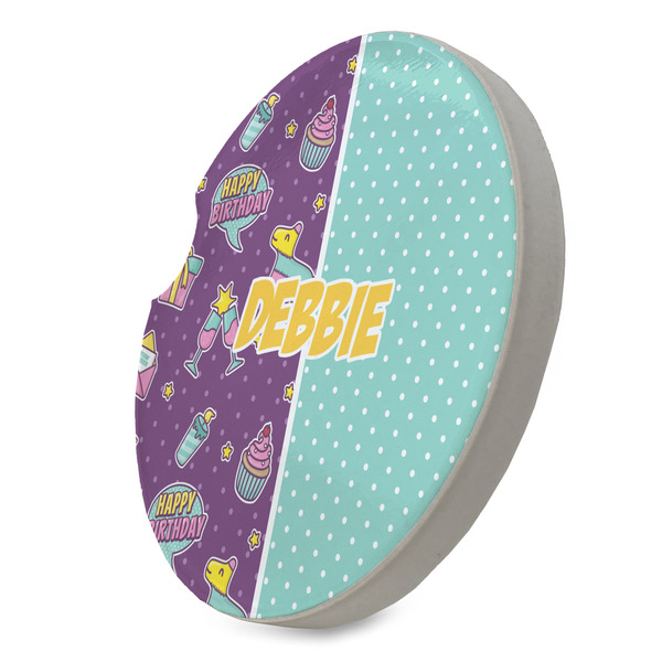 Pinata Birthday Sandstone Car Coaster - STANDING ANGLE